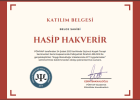 Uzm. Kl. Psk. Erdim Hasip Hakverir Psikoloji sertifikası