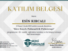 Uzm. Kl. Psk. Esin Kırcalı Psikoloji sertifikası