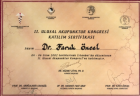 Dr. Faruk Öncel Akupunktur sertifikası