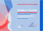 Uzm. Kl. Psk. Damla Gürkan Psikoloji sertifikası