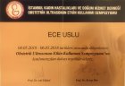 Op. Dr. Ece Uslu Esen Kadın Hastalıkları ve Doğum sertifikası