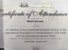 Uzm. Dr. Dt. Sinem TATAR Diş Hekimi sertifikası