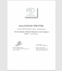 Doç. Dr. Bahar Göktürk Çocuk Sağlığı ve Hastalıkları sertifikası