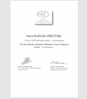 Prof. Dr. Bahar Göktürk Çocuk Sağlığı ve Hastalıkları sertifikası