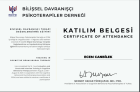 Uzm. Psk. Ecem Canbilek Psikoloji sertifikası