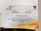 Uzm. Dyt. Çağla Günaydın Diyetisyen sertifikası