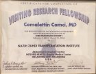 Prof. Dr. Cemalettin Camcı Genel Cerrahi sertifikası