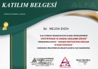 Uzm. Dyt. Melisa Eken Diyetisyen sertifikası