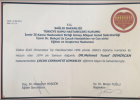 Op. Dr. Yusuf Demircan Çocuk Cerrahisi sertifikası