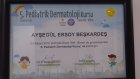 Uzm. Dr. Ayşegül Ersoy Çocuk Sağlığı ve Hastalıkları sertifikası