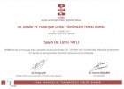 Op. Dr. Lütfü Tatlı Ortopedi ve Travmatoloji sertifikası