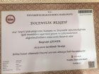 Doç. Dr. Bayram Güner Üroloji sertifikası