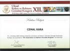 Doç. Dr. Cemal Kara Genel Cerrahi sertifikası