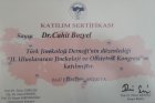 Op. Dr. Cahit Bozyel Kadın Hastalıkları ve Doğum sertifikası