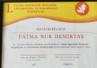 Dyt. Fatma Nur Demirtaş Diyetisyen sertifikası