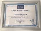 Dt. Duygu Eryetgin Ceyran Diş Hekimi sertifikası