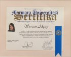 Dt. Sevcan Tuç Diş Hekimi sertifikası