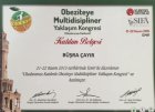 Uzm. Dyt. Büşra Çayır Diyetisyen sertifikası