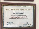 Dt. Gazi Başkan Diş Hekimi sertifikası