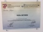 Uzm. Dr. Dt. Gülin Seymen Sarı Diş Hekimi sertifikası