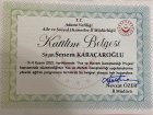 Psk. Senem Karacaroğlu Psikoloji sertifikası