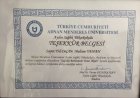 Dyt. Meltem Yaman Diyetisyen sertifikası
