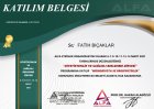 Dyt. Fatih Bıçaklar Diyetisyen sertifikası