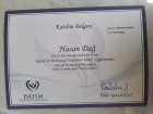 Uzm. Psk. Dan. Hasan Dağ Psikoloji sertifikası