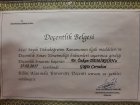 Prof. Dr. Özkan Demirhan Göğüs Cerrahisi sertifikası