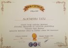 Dyt. Sümeyra Tatlı Diyetisyen sertifikası