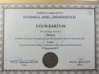 Uzm. Psk. Uğur Kartum Psikoloji sertifikası