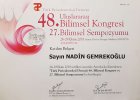 Dt. Nadin Gemrekoğlu Diş Hekimi sertifikası