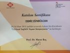 Uzm. Dyt. Deniz Zünbülcan Diyetisyen sertifikası