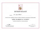 Op. Dr. Ayşe Barutçu Plastik Rekonstrüktif ve Estetik Cerrahi sertifikası