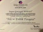 Uzm. Kl. Psk. Gonca Barut Psikoloji sertifikası