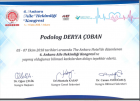 Podolog Derya ÇOBAN Podoloji sertifikası