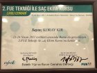 Op. Dr. Koray Kır Plastik Rekonstrüktif ve Estetik Cerrahi sertifikası