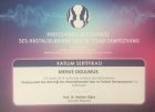 Dil ve Konuşma Terapisti Merve Öğülmüş Dil Konuşma Bozuklukları sertifikası