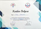 Uzm. Psk. Dan. Güneş Derinalp Psikolojik Danışman sertifikası