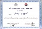 Doç. Dr. Buğra Coşkun Kadın Hastalıkları ve Doğum sertifikası