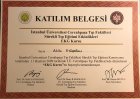 Doç. Dr. Atilla Adnan Eyüboğlu Plastik Rekonstrüktif ve Estetik Cerrahi sertifikası