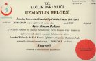 Uzm. Dr. Ayşe Ahsen Bakan Radyoloji sertifikası