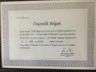 Prof. Dr. Tuncay Yılmazlar Genel Cerrahi sertifikası