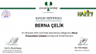 Fzt. Berna Çelik Fizyoterapi sertifikası