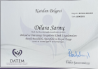Psk. Dilara Sarnıç Psikoloji sertifikası