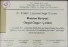 Dr. Öğr. Üyesi Özgül Özgan Çelikel Kadın Hastalıkları ve Doğum sertifikası