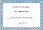 Klinik Psikolog  Mehmet Emin Kızgın Psikoloji sertifikası