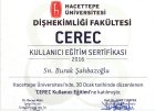 Uzm. Dr. Dt. Burak Şahbazoğlu Diş Hekimi sertifikası