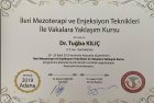 Uzm. Dr. Tuğba Kılıç Geleneksel ve Tamamlayıcı Tıp sertifikası