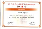 Uzm. Dr. Ersin Aydın Dermatoloji sertifikası